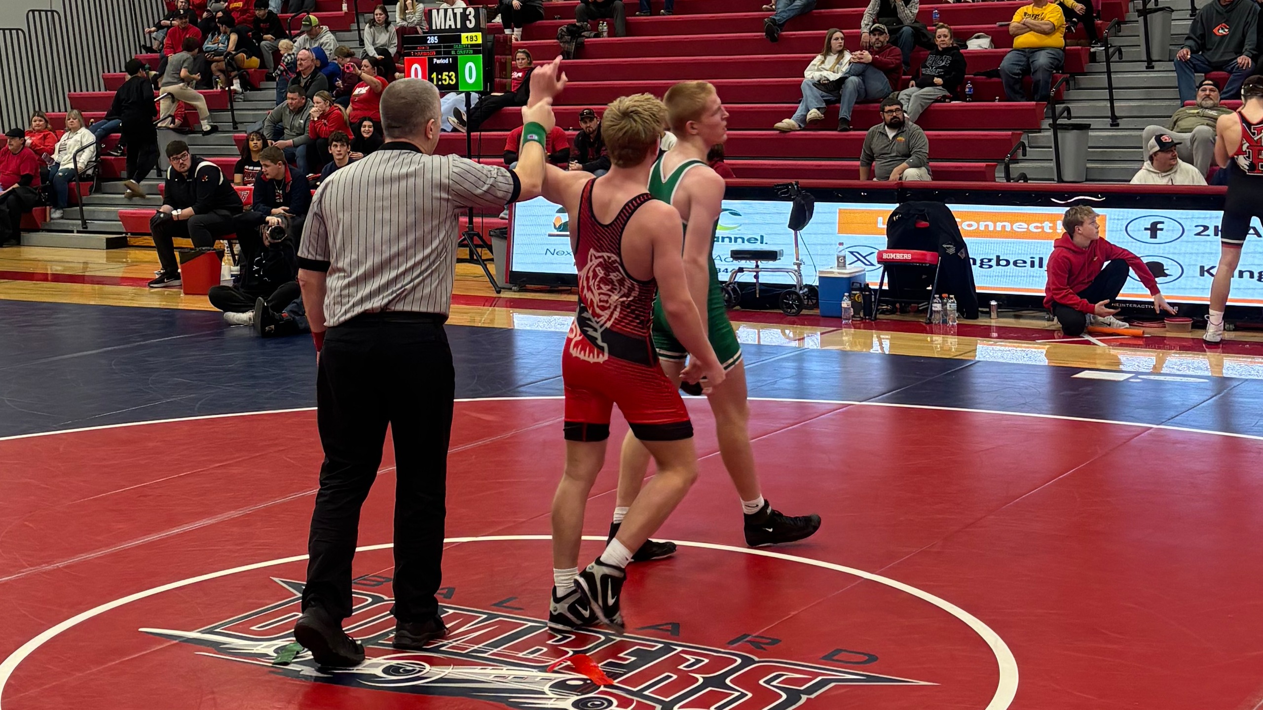 ADM Wrestling Places Fifth at RRC Tournament, Johnson Earns 100th Career Win